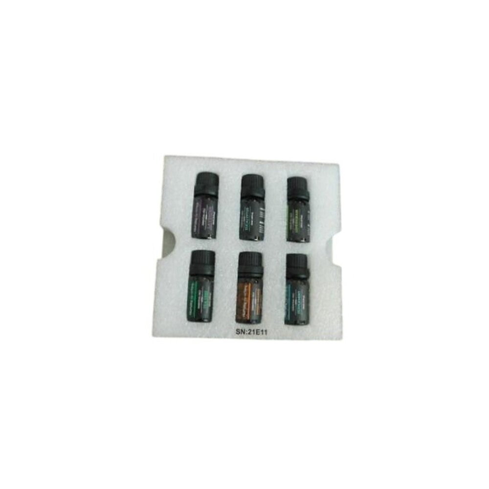 Homasy Aroma Therapy Essential Oil Set 6 Bottles NEW